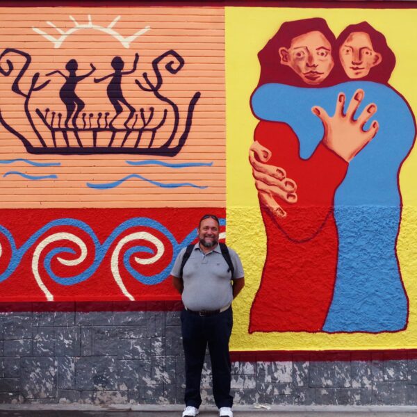 Il presiedente e i murale