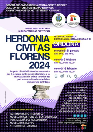 ORDONA, tre incontri per valorizzare i beni culturali